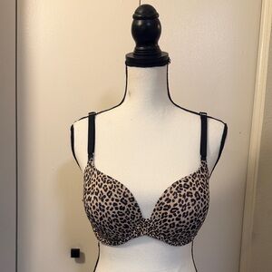 Leopard Print Underwire Bra
